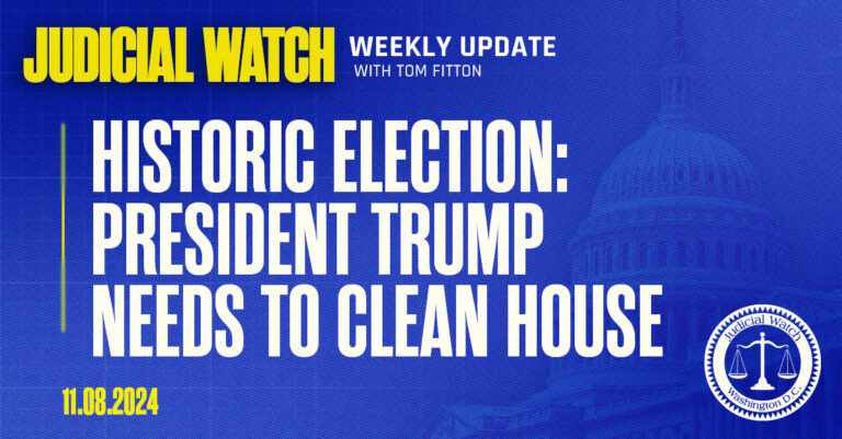 HISTORIC ELECTION: President Trump Needs to Clean House