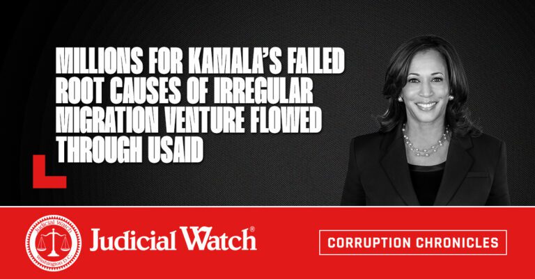 Millions for Kamala’s Failed Root Causes of Irregular Migration Venture Flowed through USAID